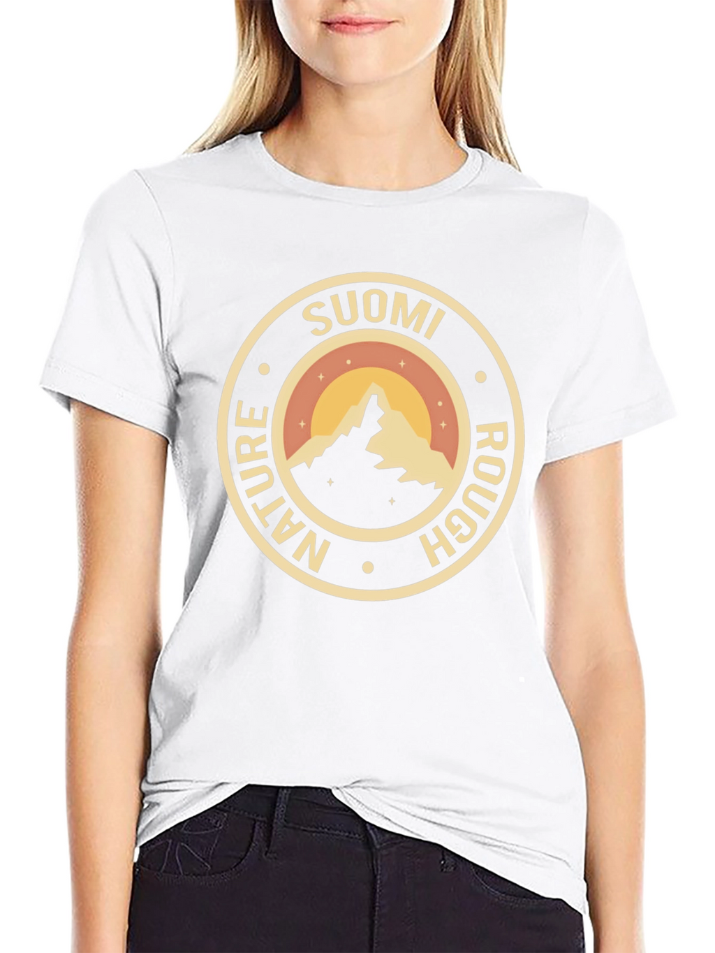 Suomi Nature Rough Mountain Graphic Tee