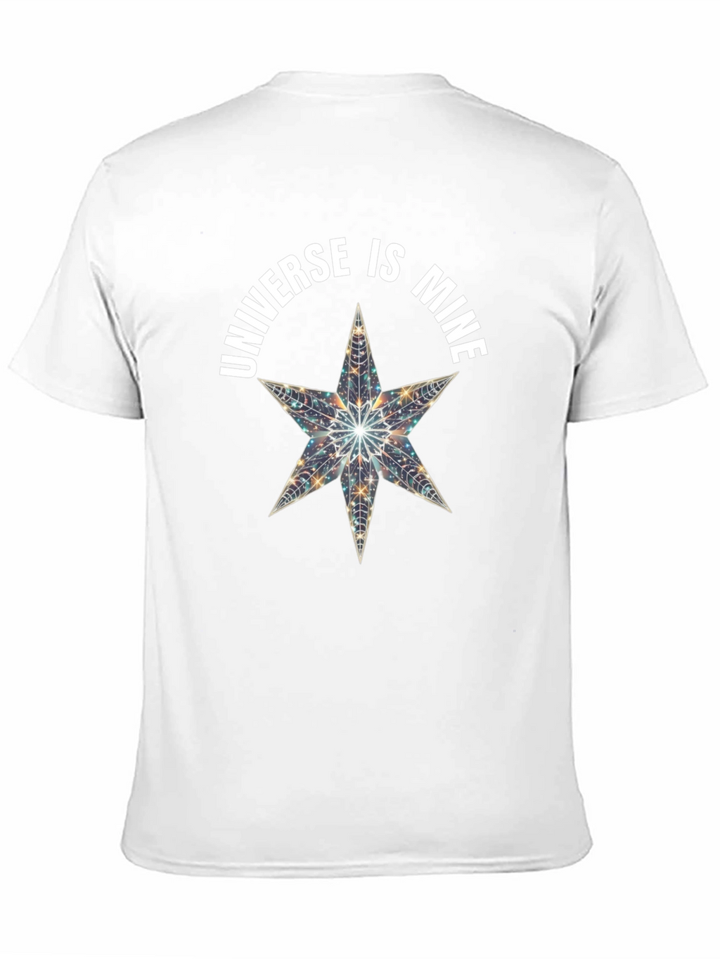 Universe is Mine Star Graphic Black T-Shirt
