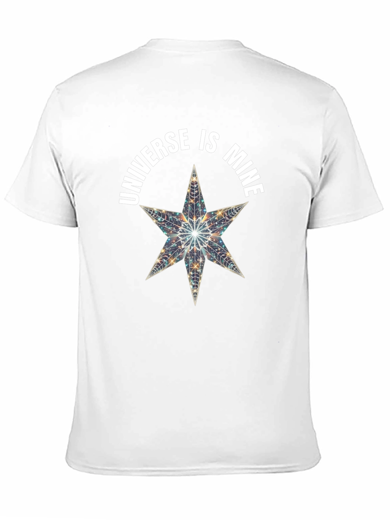 Universe is Mine Star Graphic Black T-Shirt