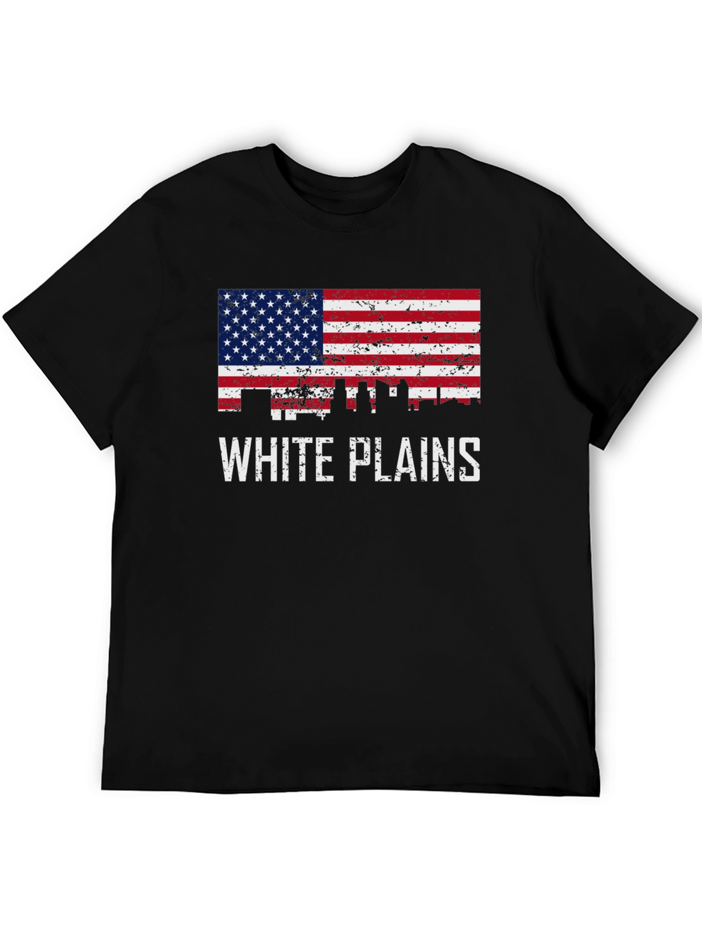 White Plains American Flag T-Shirt