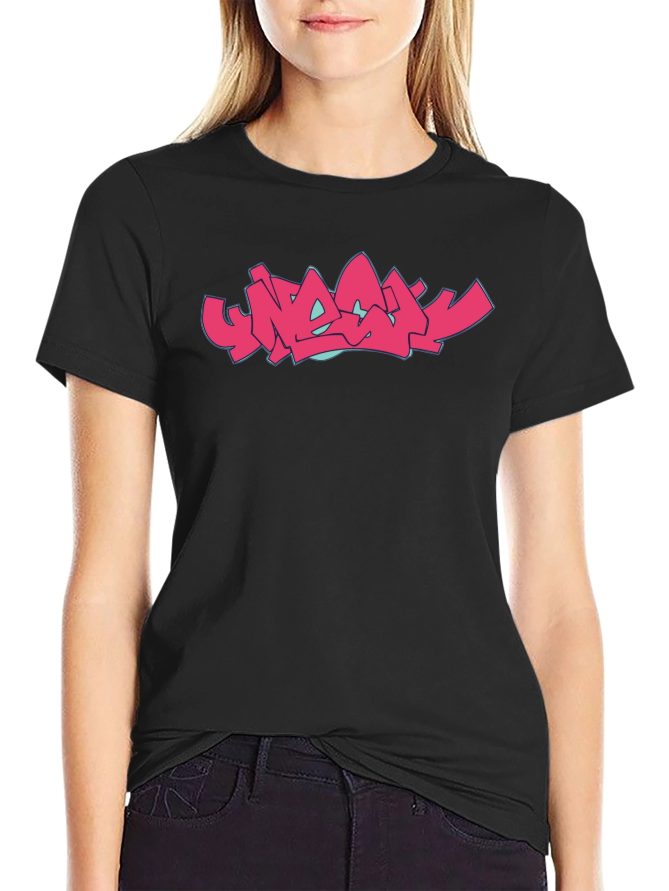 Graffiti Style Graphic Tee - Bold Streetwear Fashion