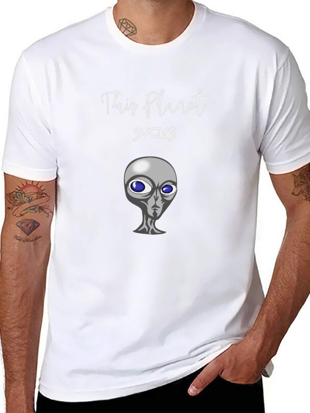 This Planet Sucks Alien T-Shirt