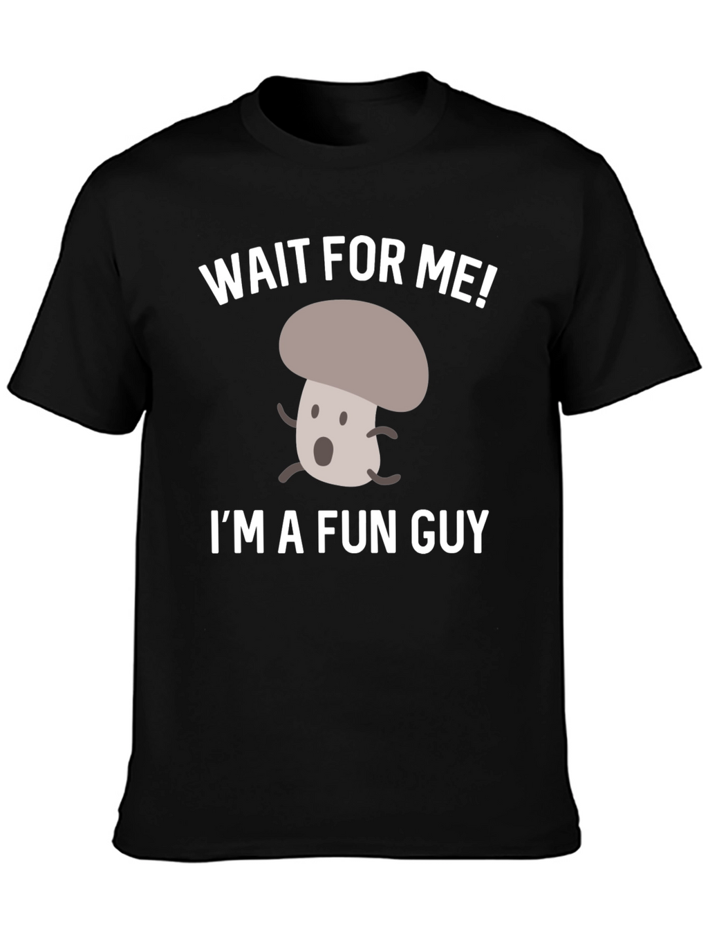 Fun Guy Mushroom Graphic T-Shirt