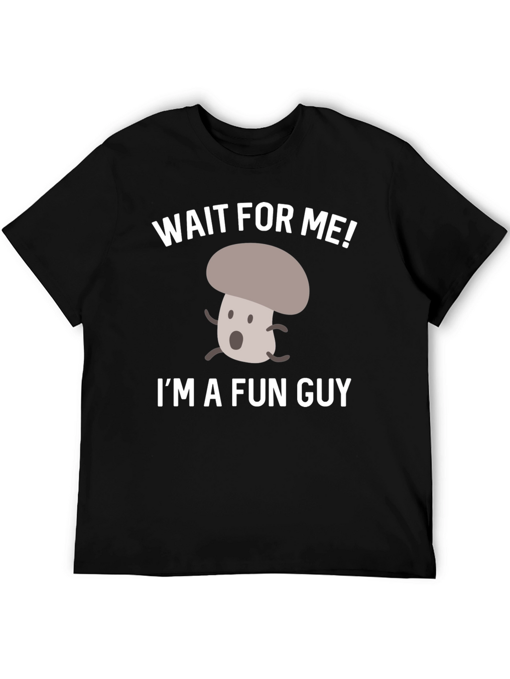 Fun Guy Mushroom Graphic T-Shirt