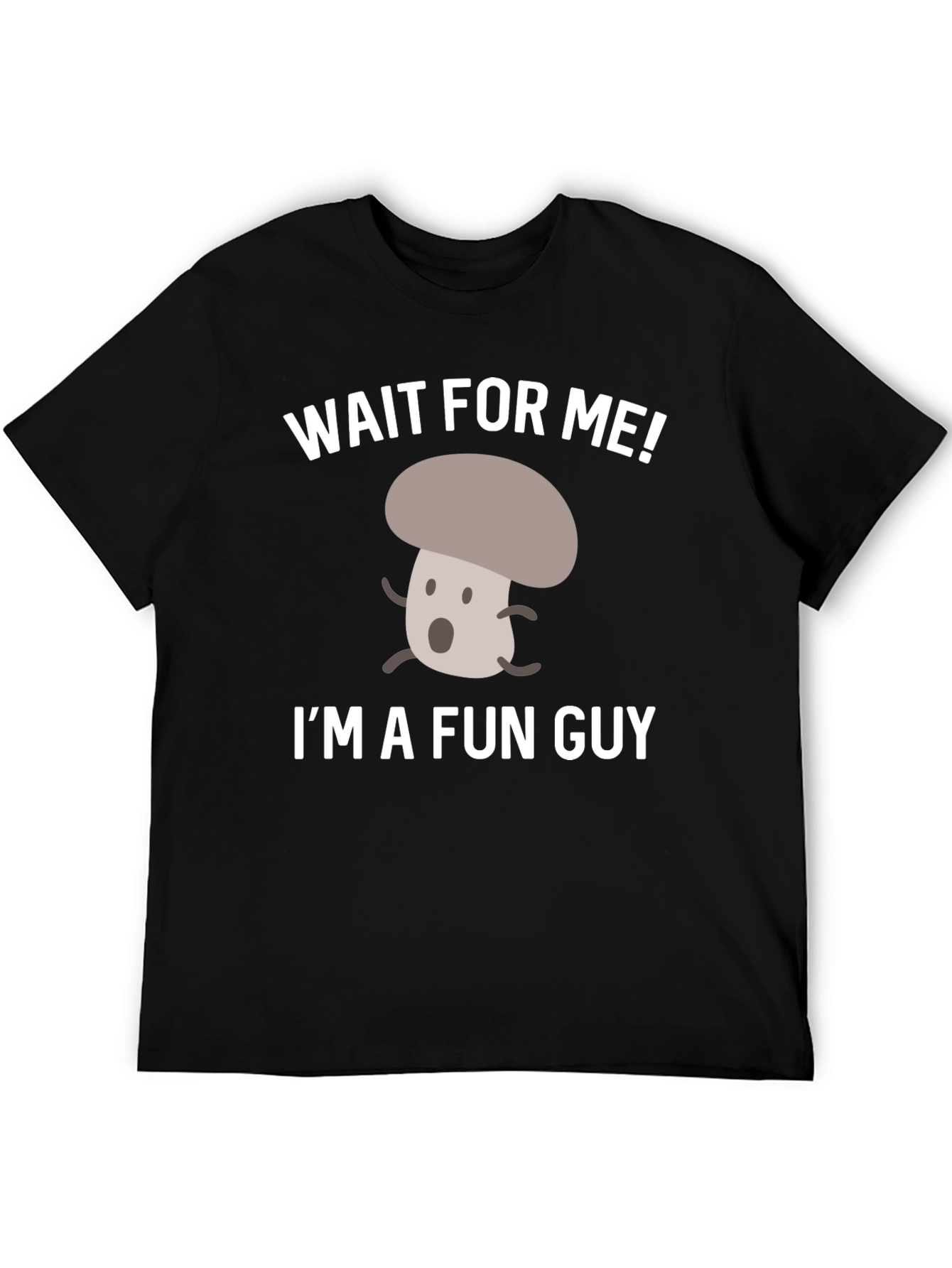 Fun Guy Mushroom Graphic T-Shirt