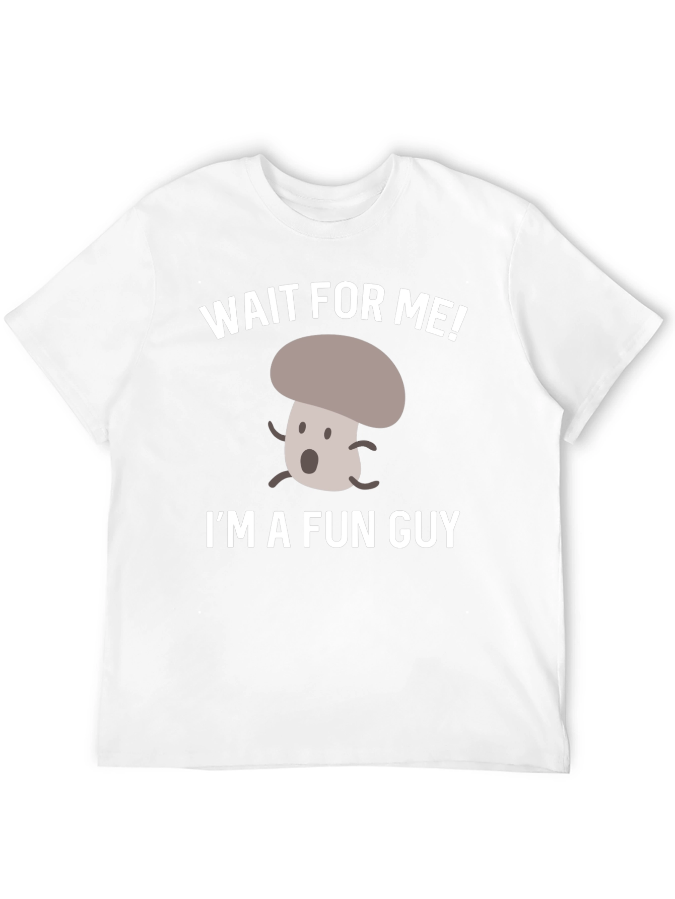 Fun Guy Mushroom Graphic T-Shirt