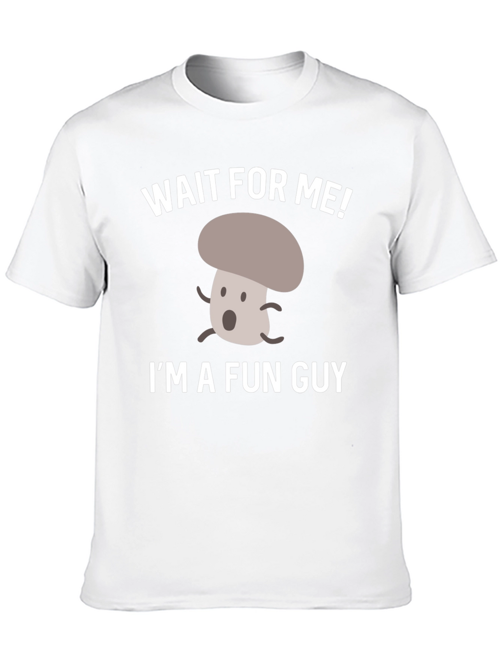 Fun Guy Mushroom Graphic T-Shirt