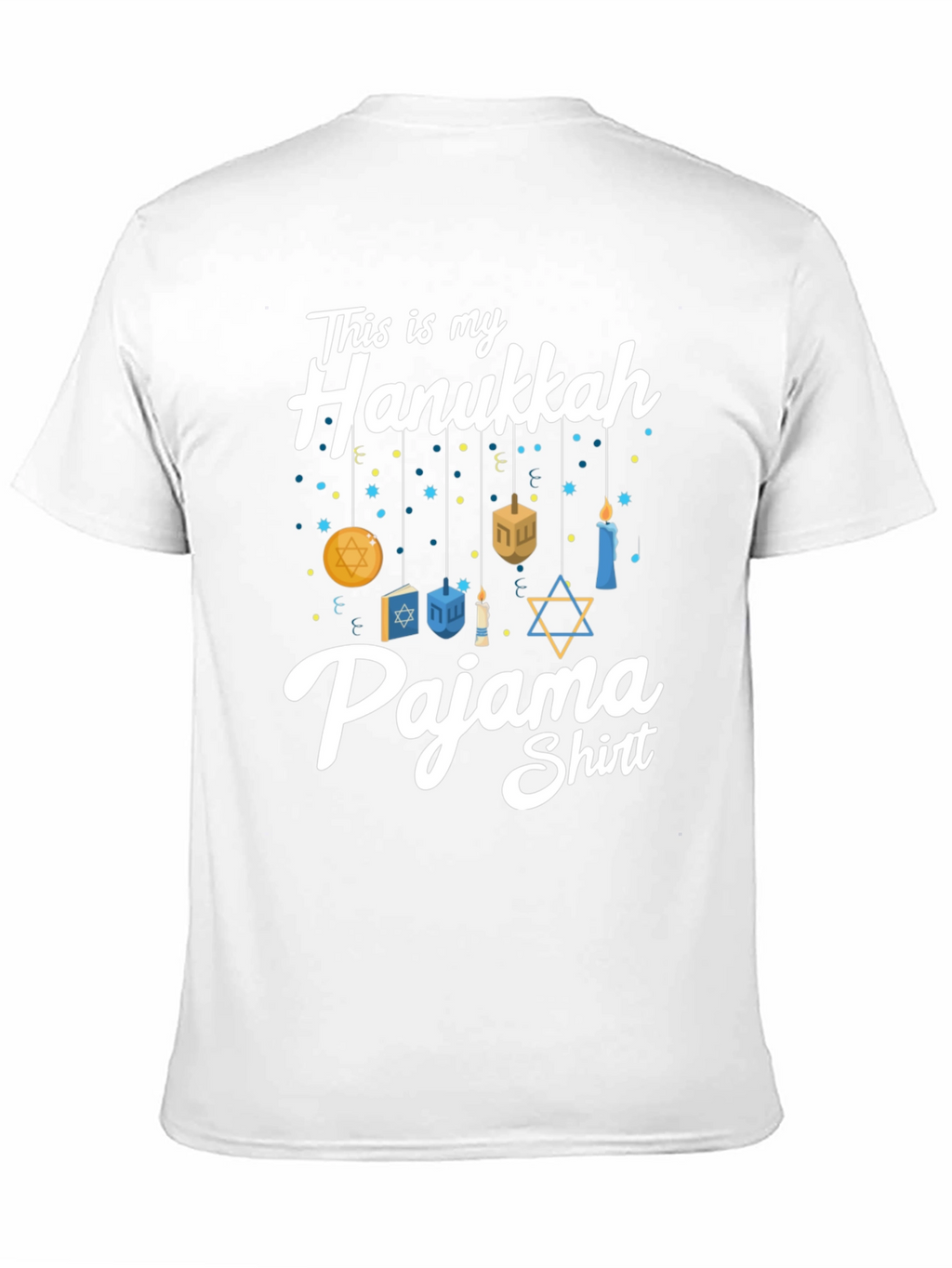 Hanukkah Pajama Shirt - Mens Holiday Tee