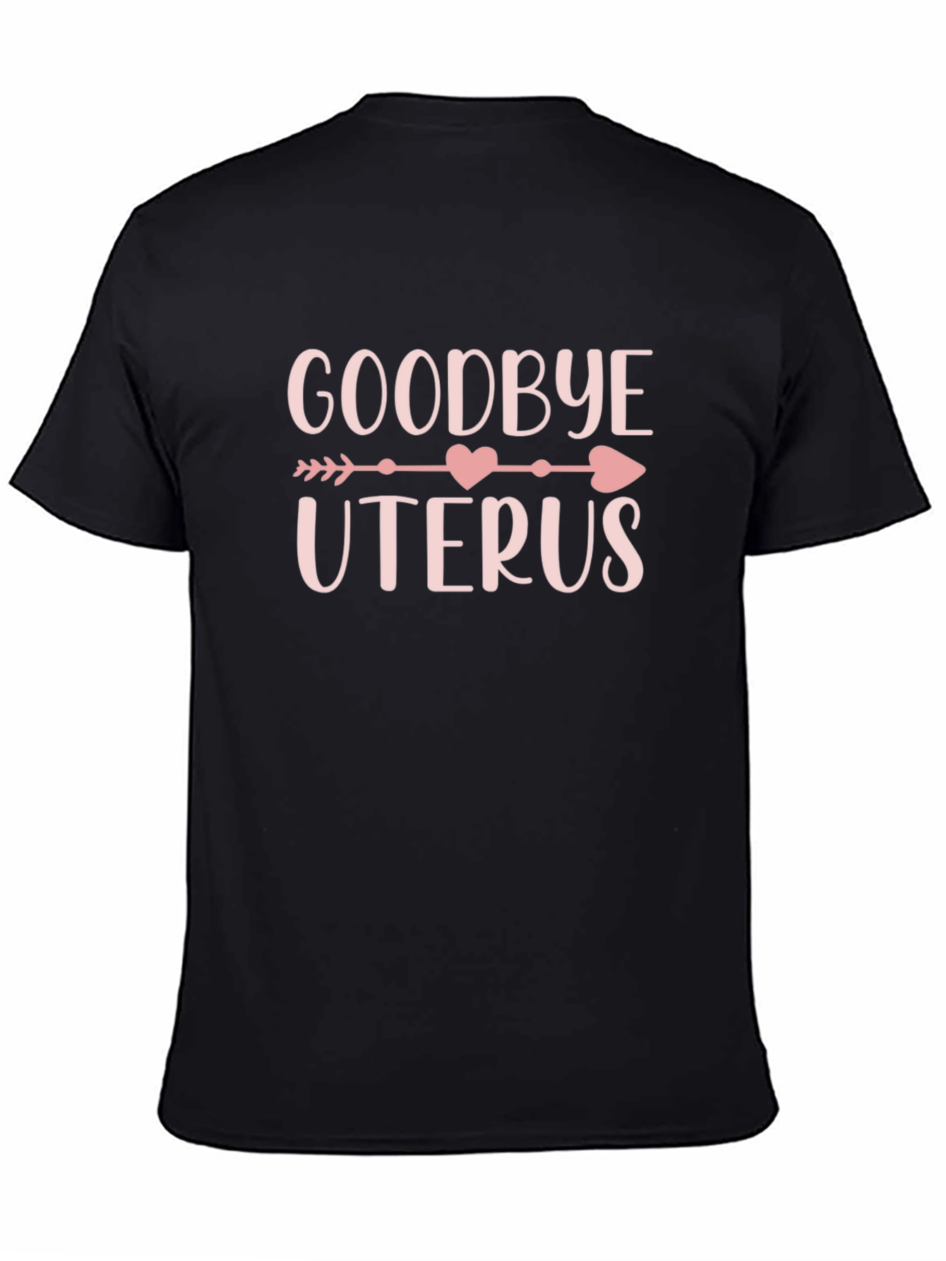 Goodbye Uterus Graphic Tee - Black