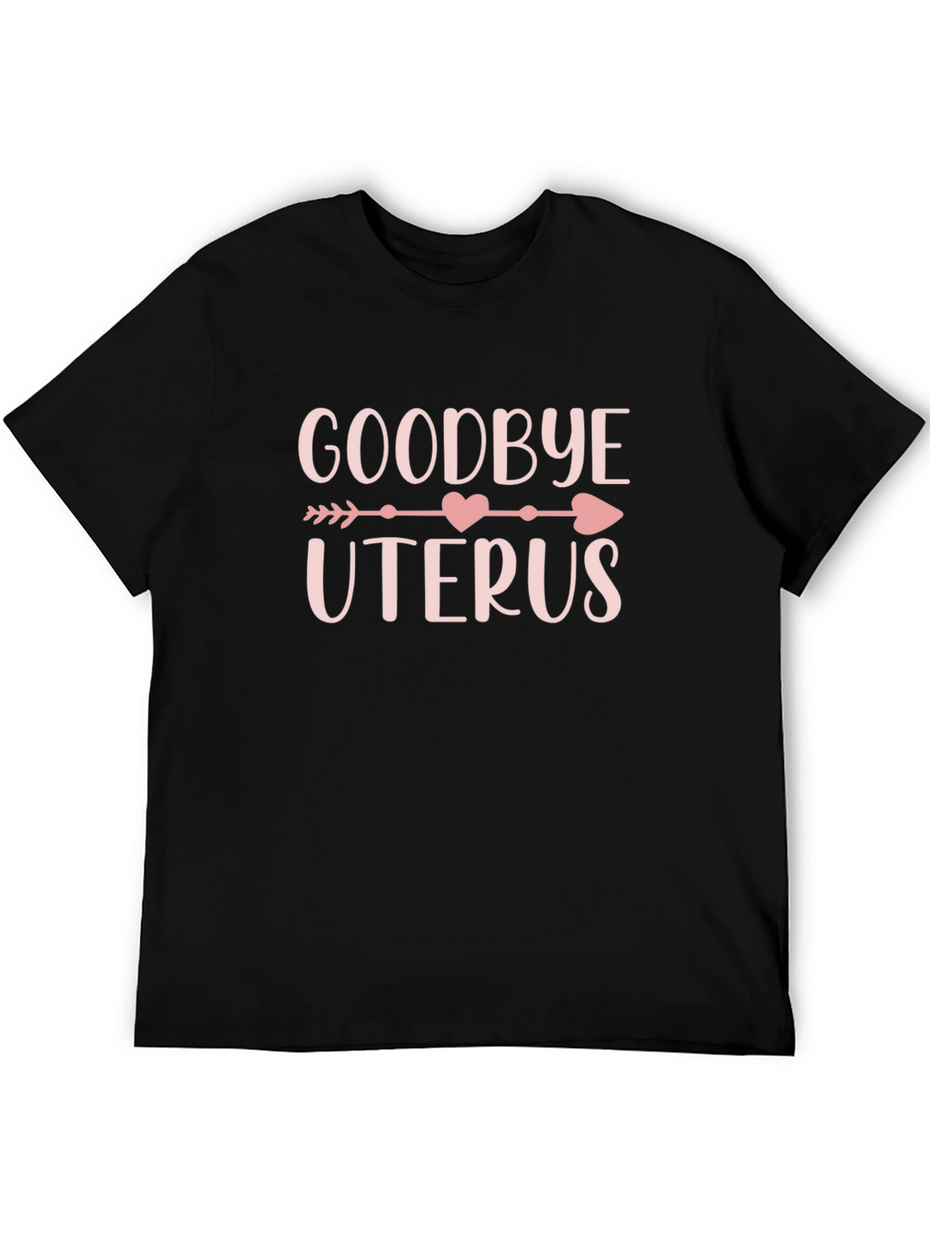 Goodbye Uterus Graphic Tee - Black