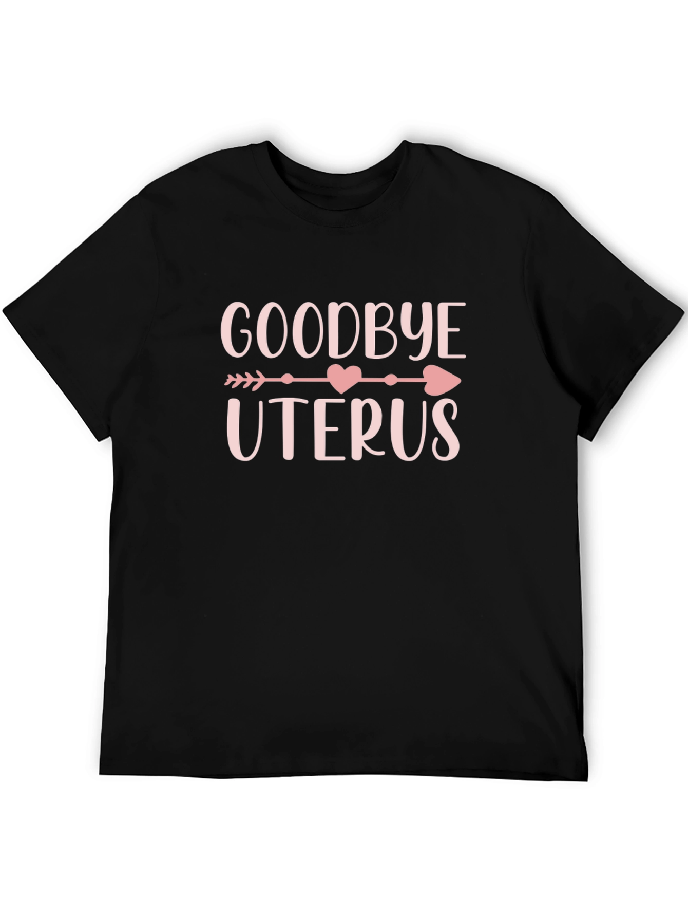 Goodbye Uterus Graphic Tee - Black