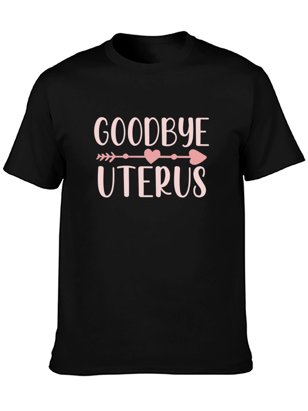 Goodbye Uterus Graphic Tee - Black