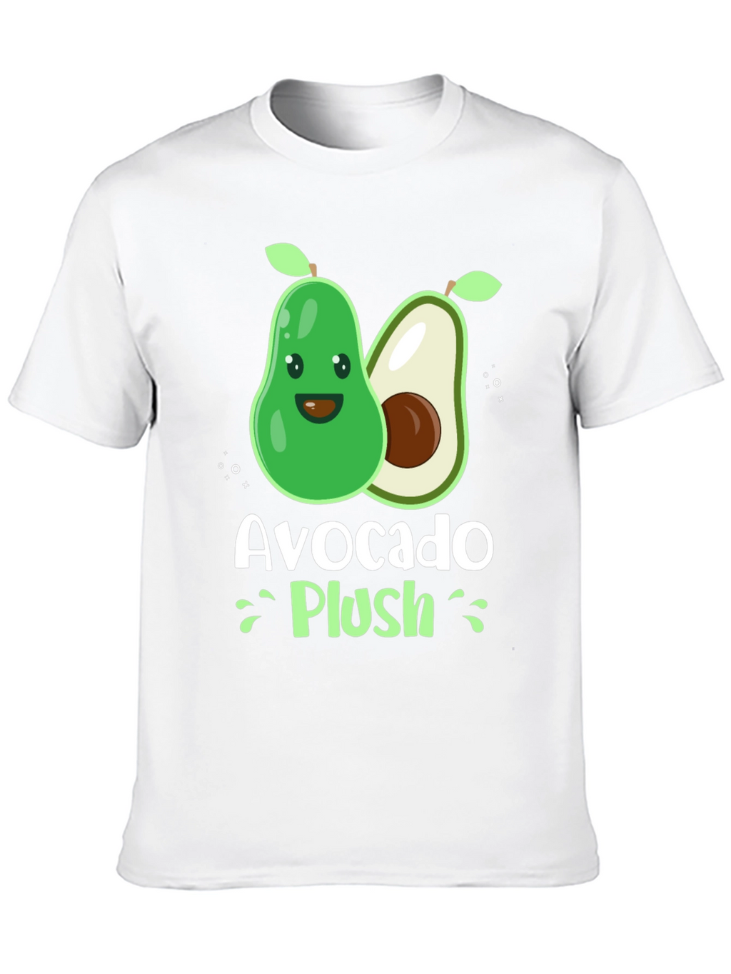 Avocado Plush Graphic T-Shirt - Black
