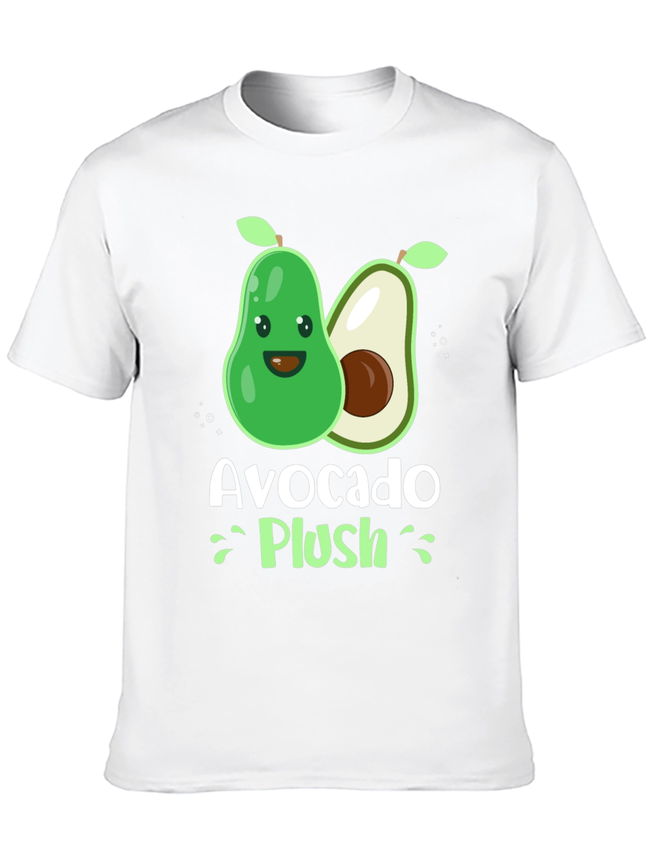 Avocado Plush Graphic T-Shirt - Black