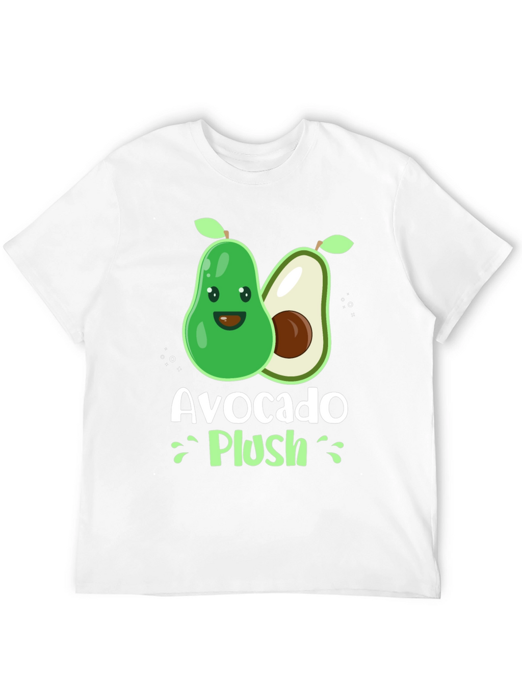 Avocado Plush Graphic T-Shirt - Black