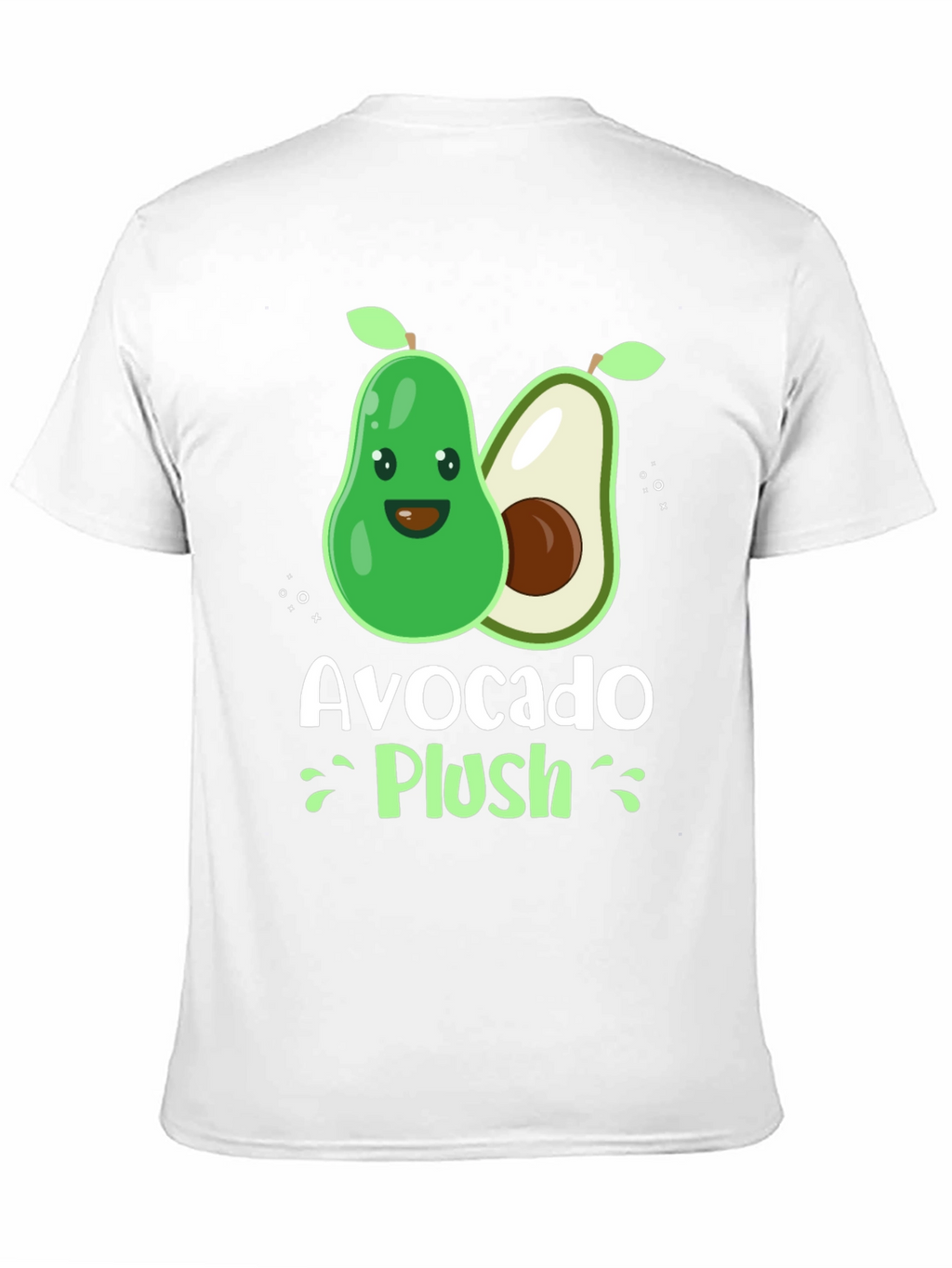 Avocado Plush Graphic T-Shirt - Black