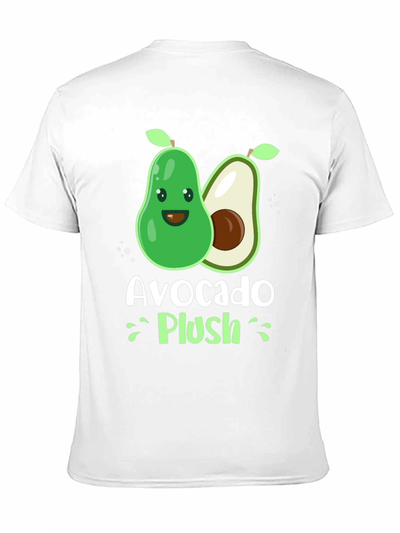 Avocado Plush Graphic T-Shirt - Black