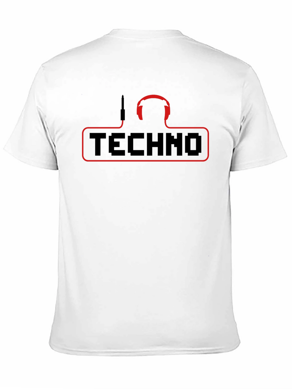 Techno Music T-Shirt - DJ Headphones Graphic Tee