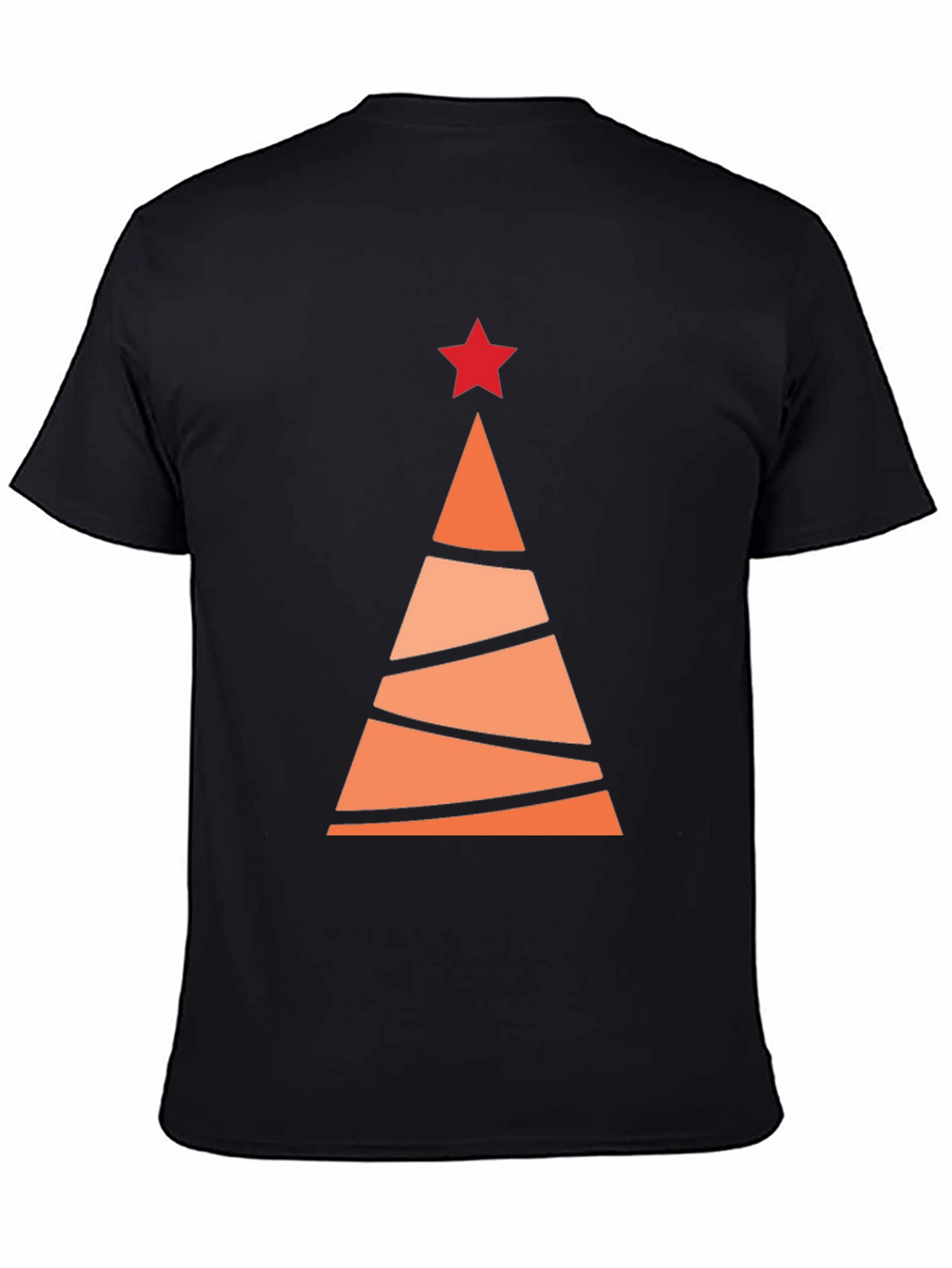 Abstract Holiday Tree Graphic Tee