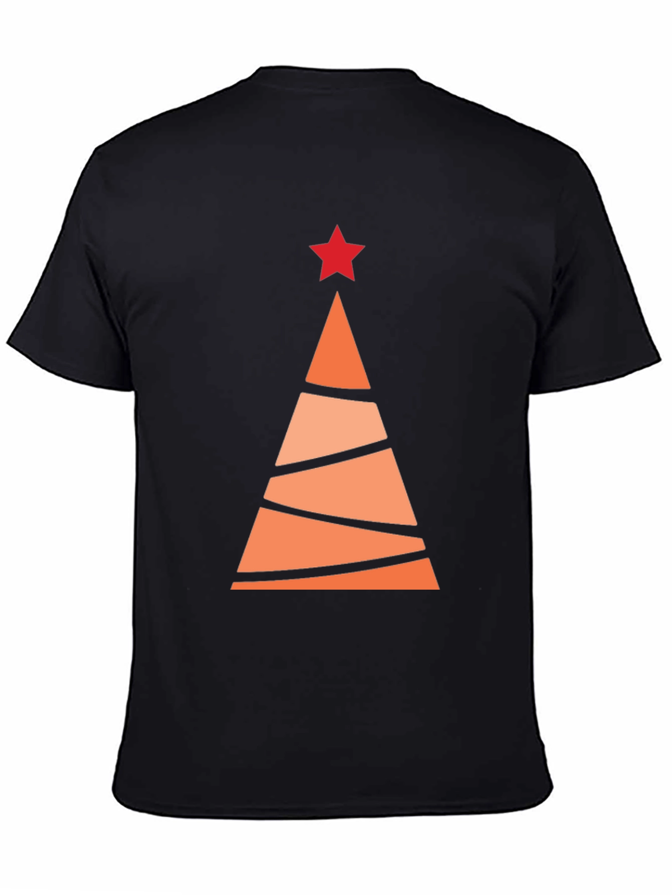 Abstract Holiday Tree Graphic Tee