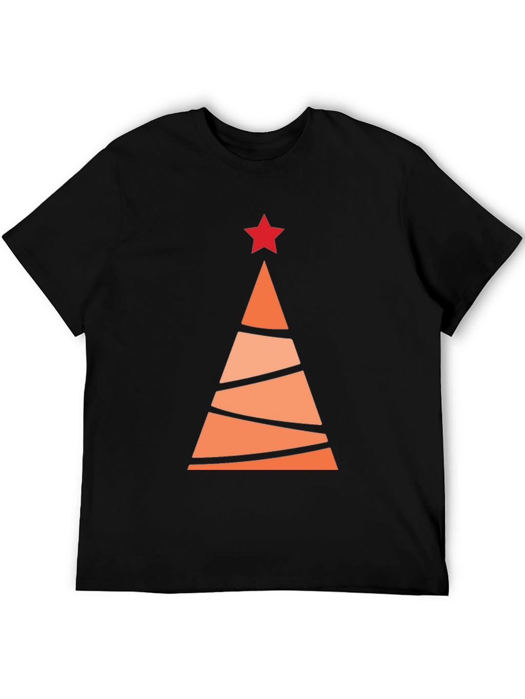 Abstract Holiday Tree Graphic Tee