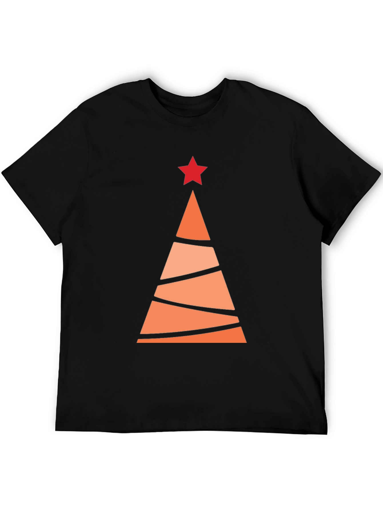 Abstract Holiday Tree Graphic Tee