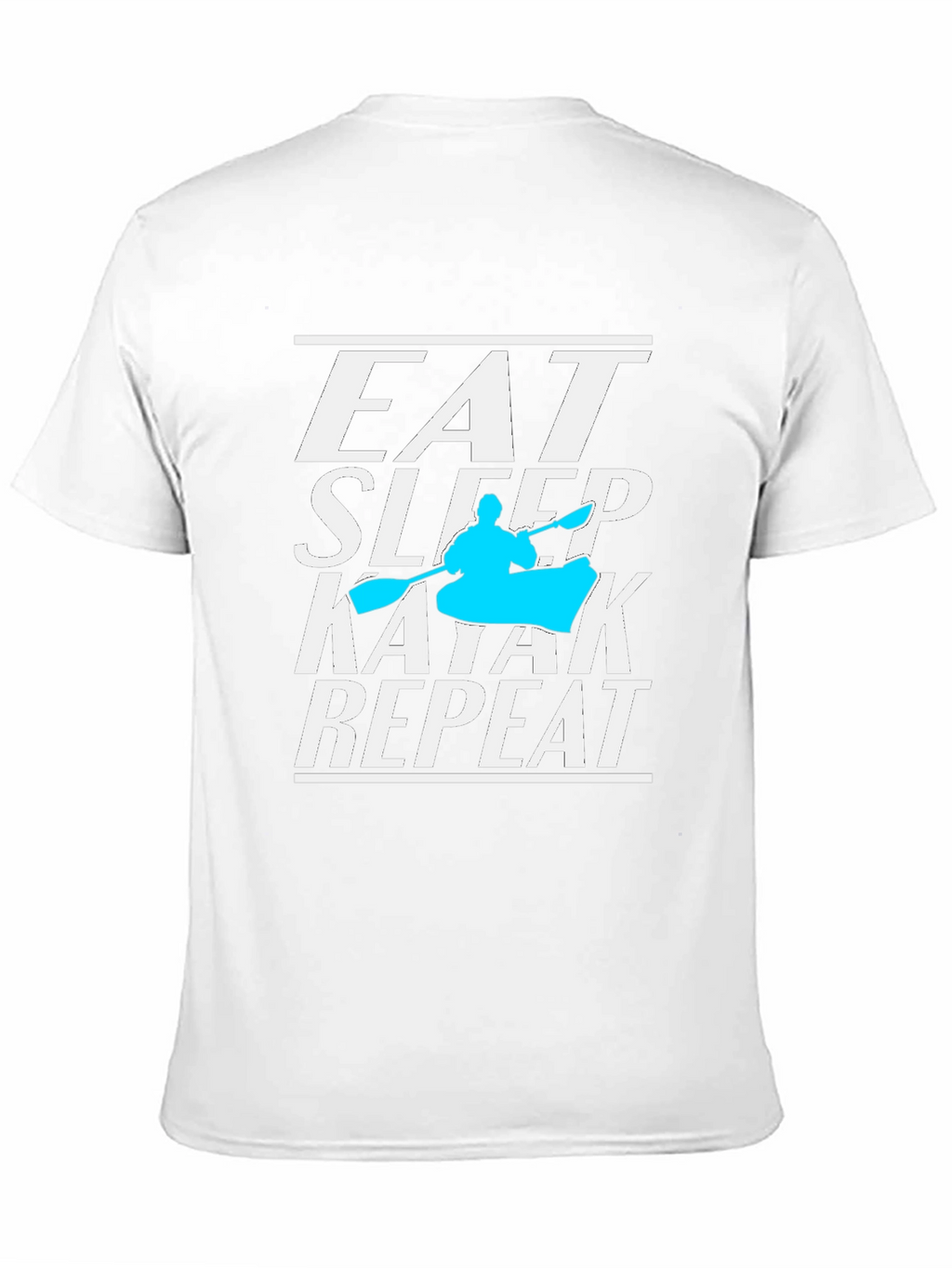Eat Sleep Kayak Repeat T-Shirt Kayaking Lover Tee