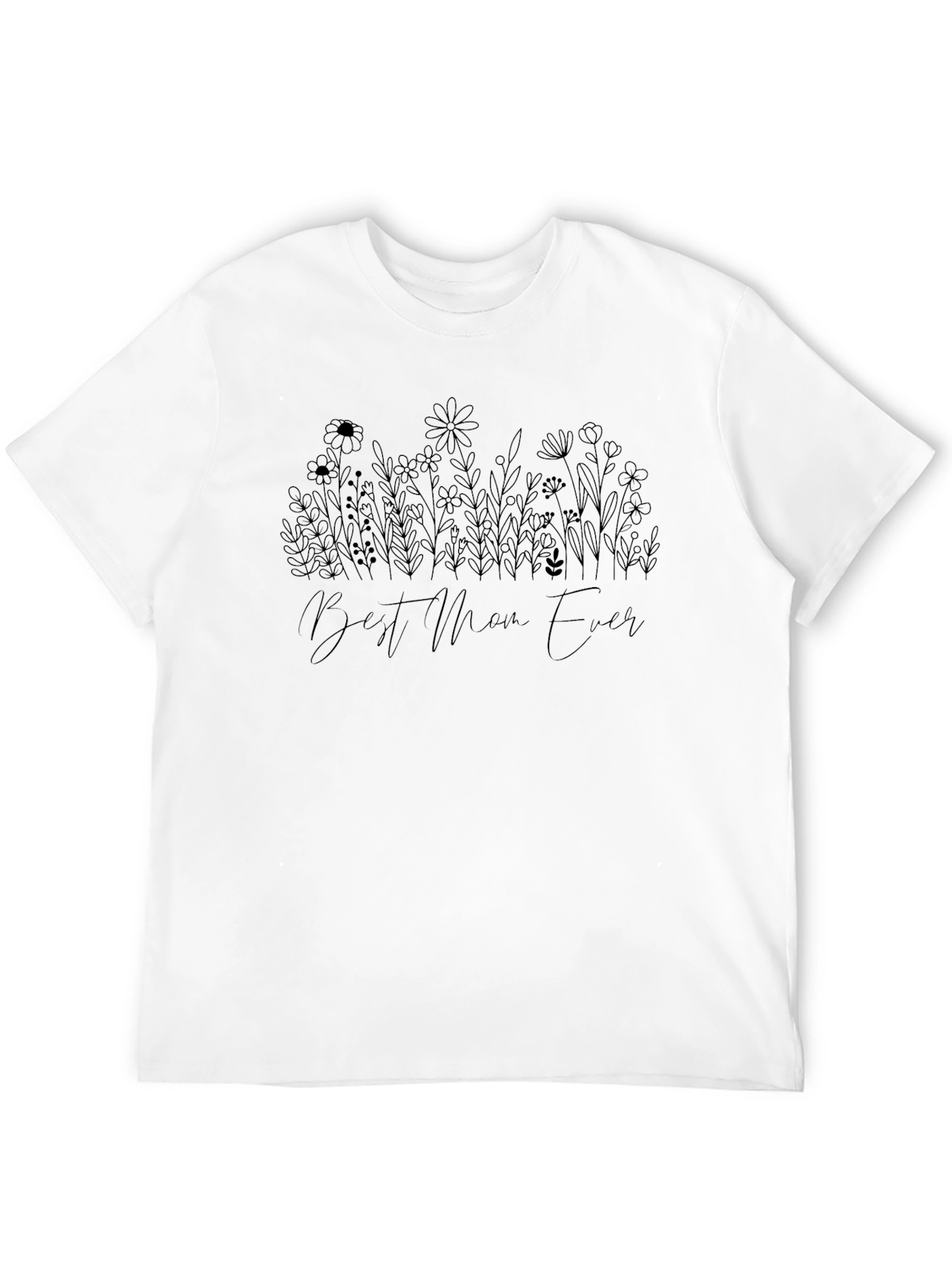 Best Mom Ever Floral T-Shirt