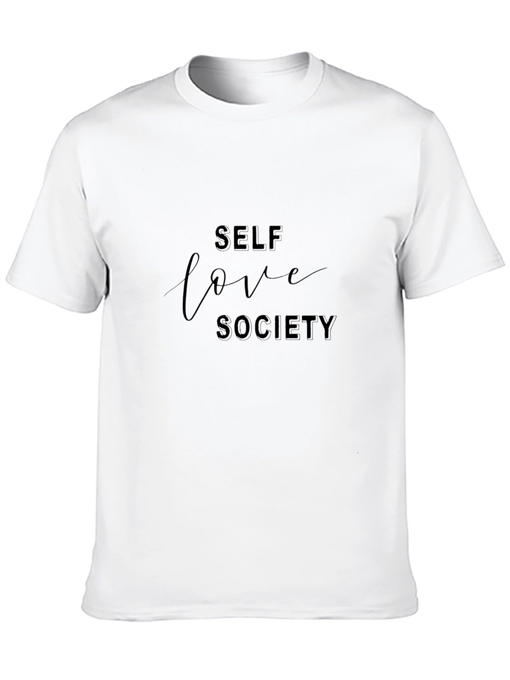 Self Love Society Black Graphic T-Shirt