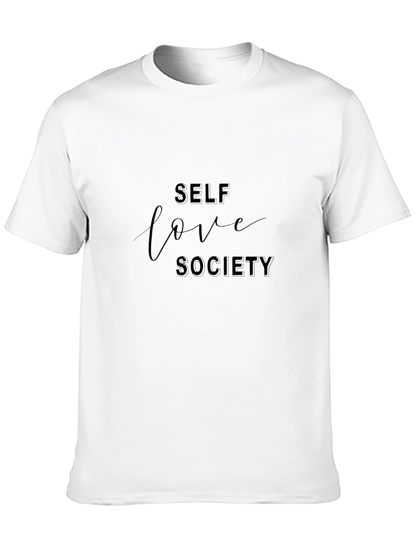 Self Love Society Black Graphic T-Shirt