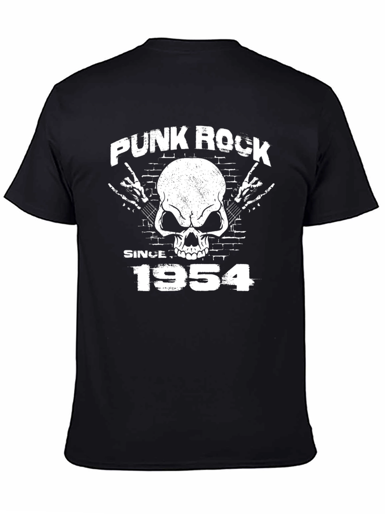 Punk Rock Since 1954 Black Graphic Tee