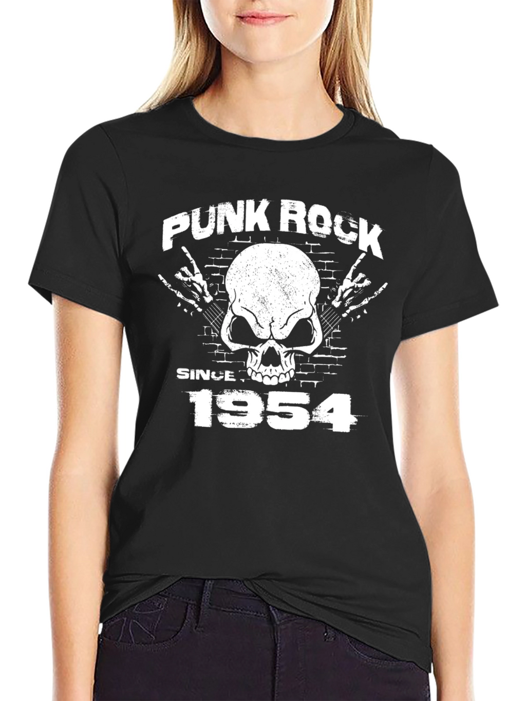 Punk Rock Since 1954 Black Graphic Tee