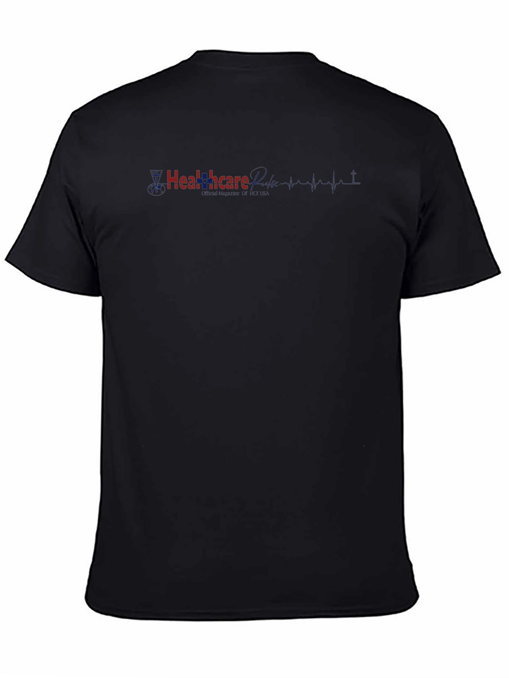 Healthcare Tee: Patriotic Heartbeat Design