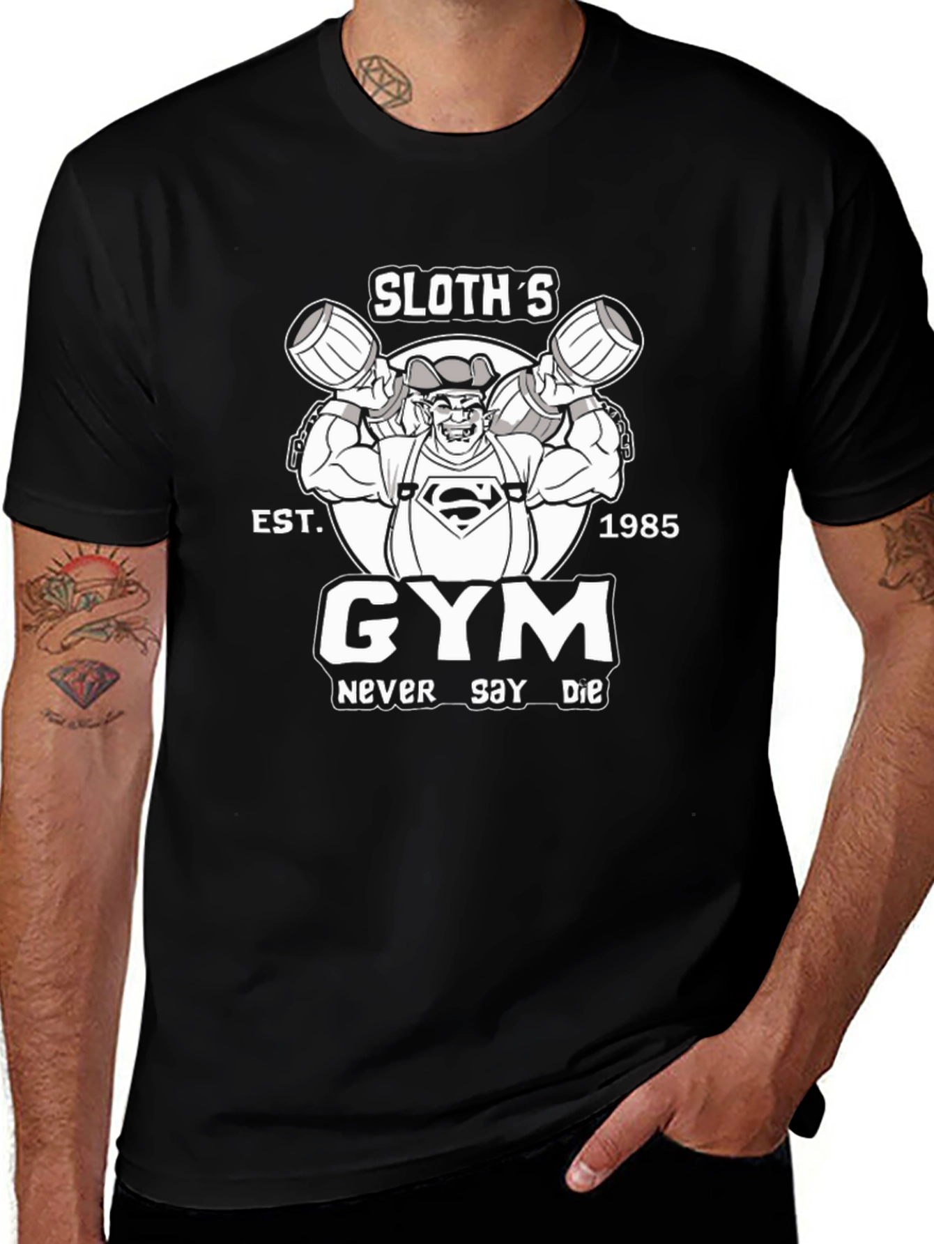 Sloths Gym T-Shirt - Never Say Die