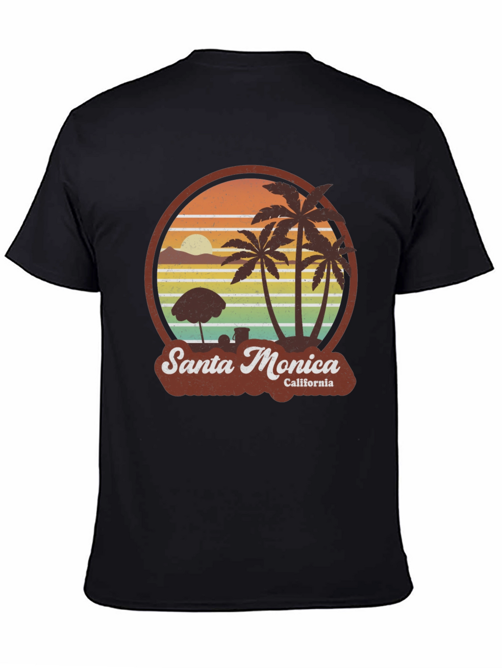 Santa Monica California Graphic T-Shirt