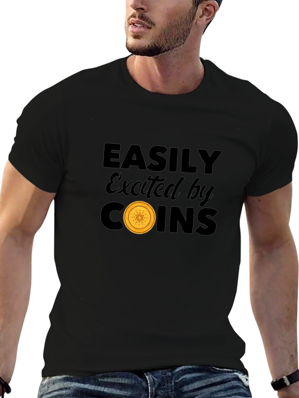 Easily Excited by Coins T-Shirt