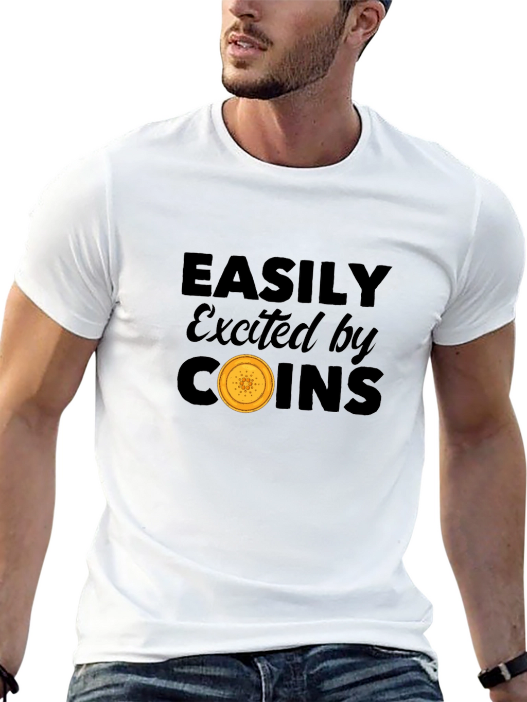 Easily Excited by Coins T-Shirt