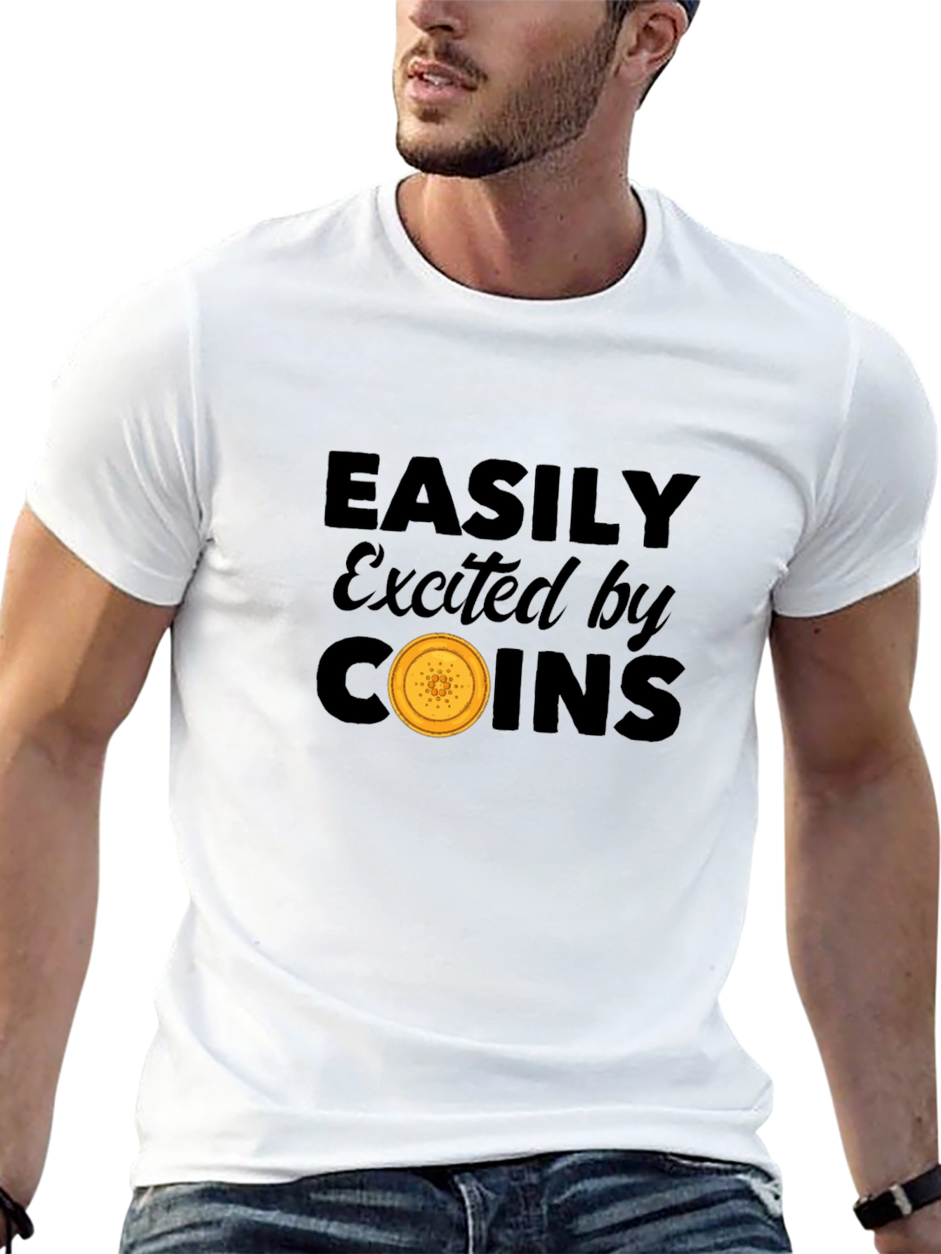 Easily Excited by Coins T-Shirt