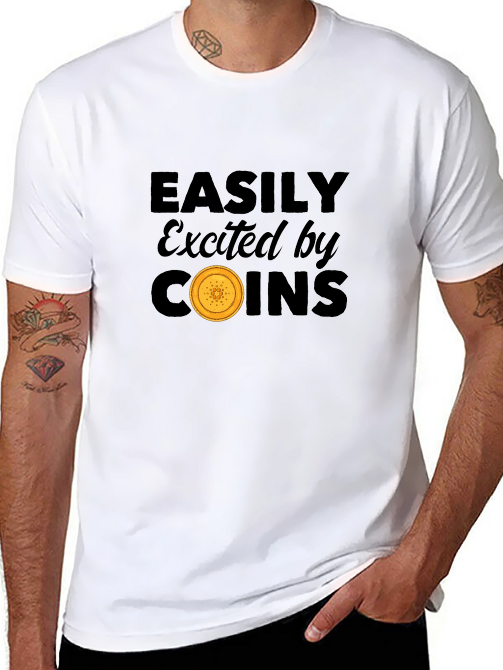 Easily Excited by Coins T-Shirt