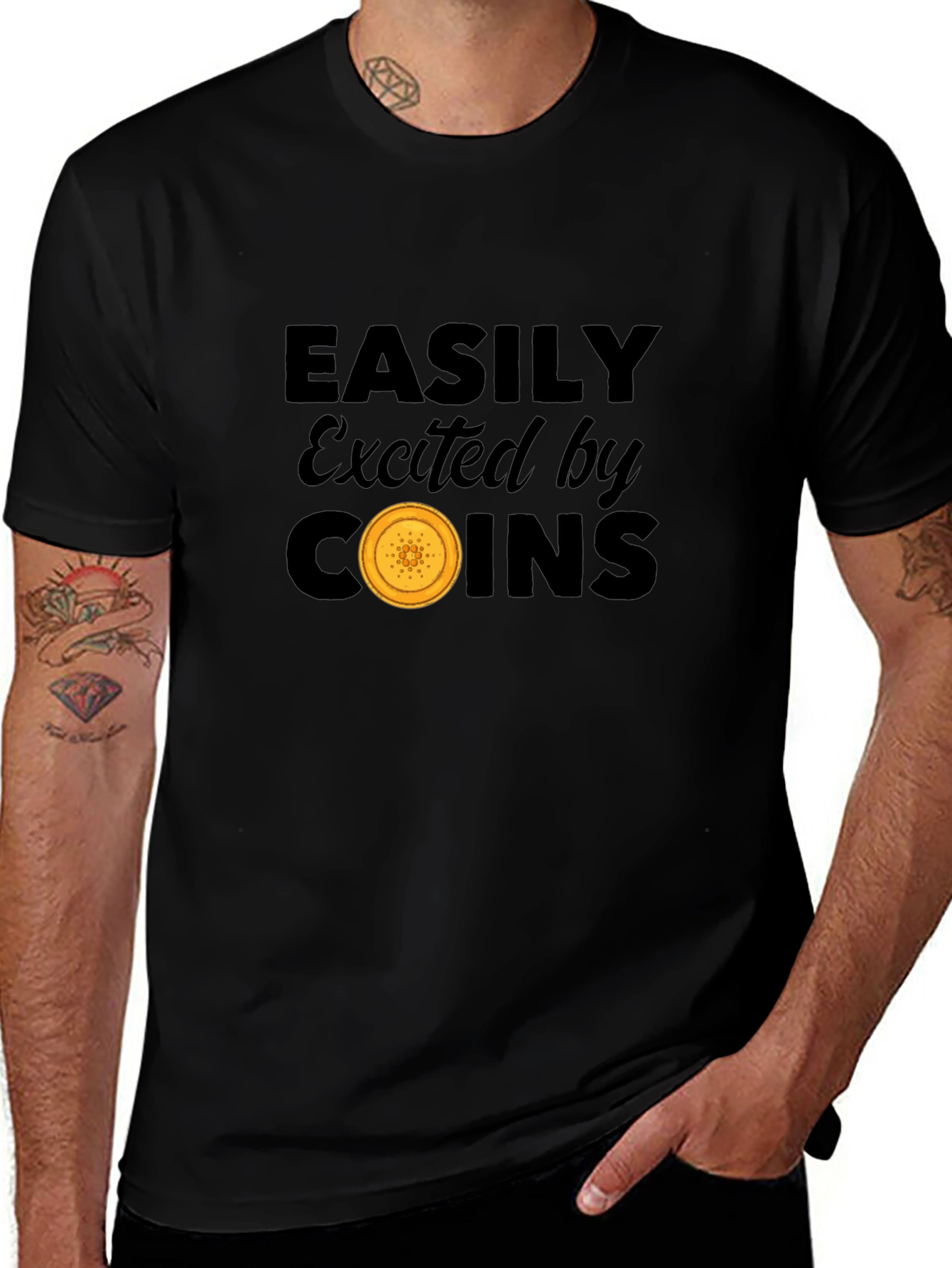 Easily Excited by Coins T-Shirt