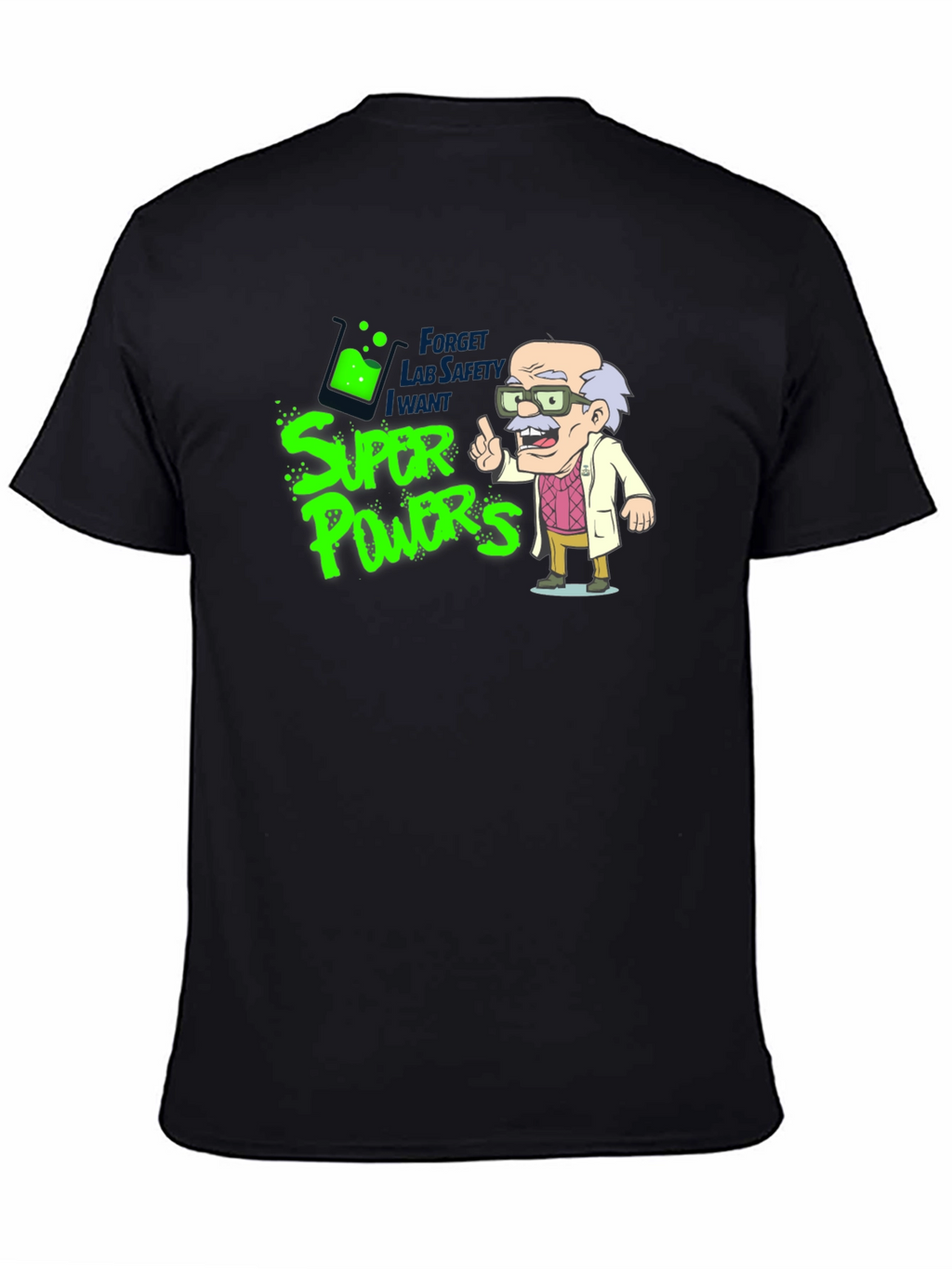 Super Powers Cartoon Graphic T-Shirt
