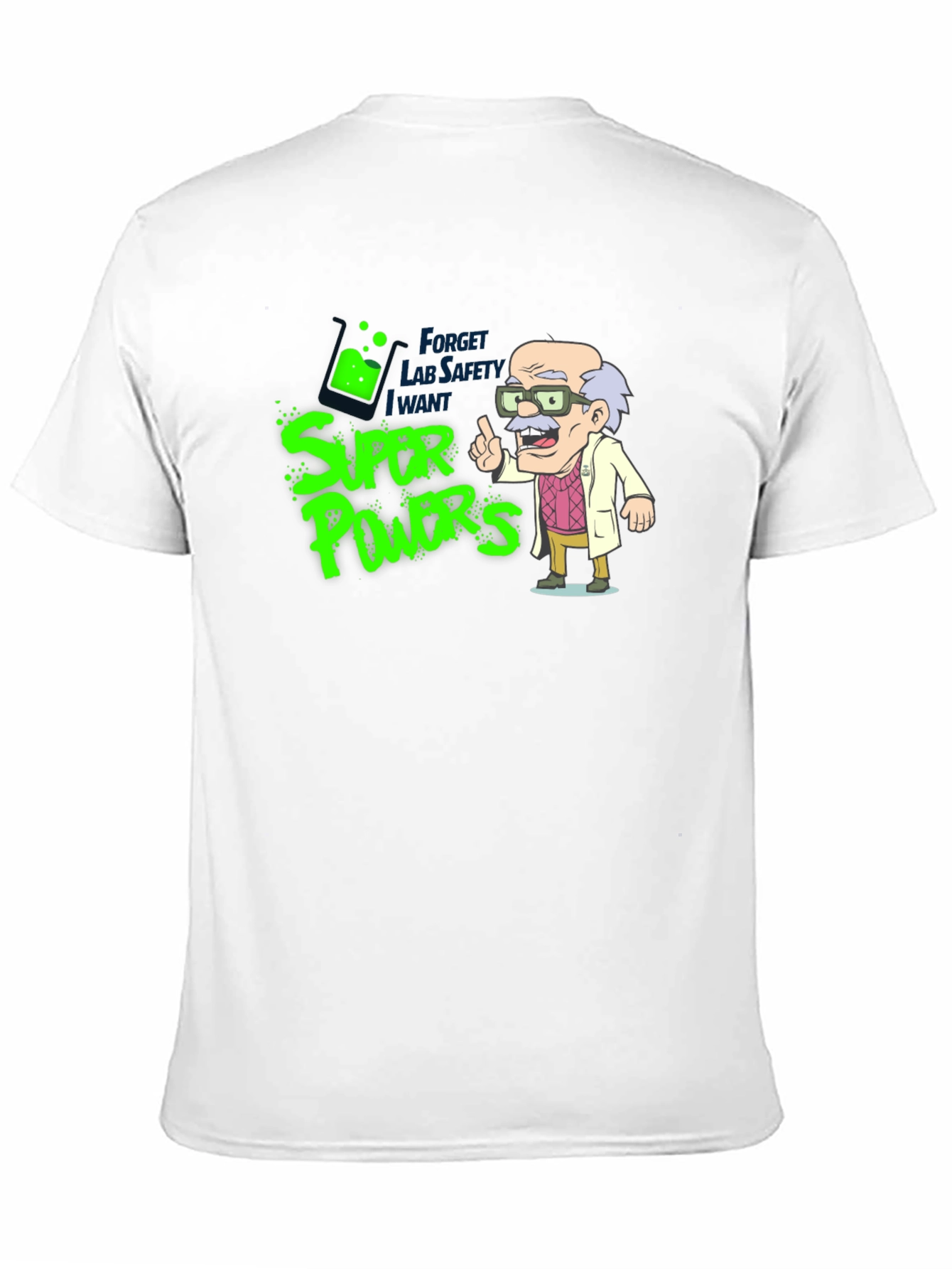 Super Powers Cartoon Graphic T-Shirt