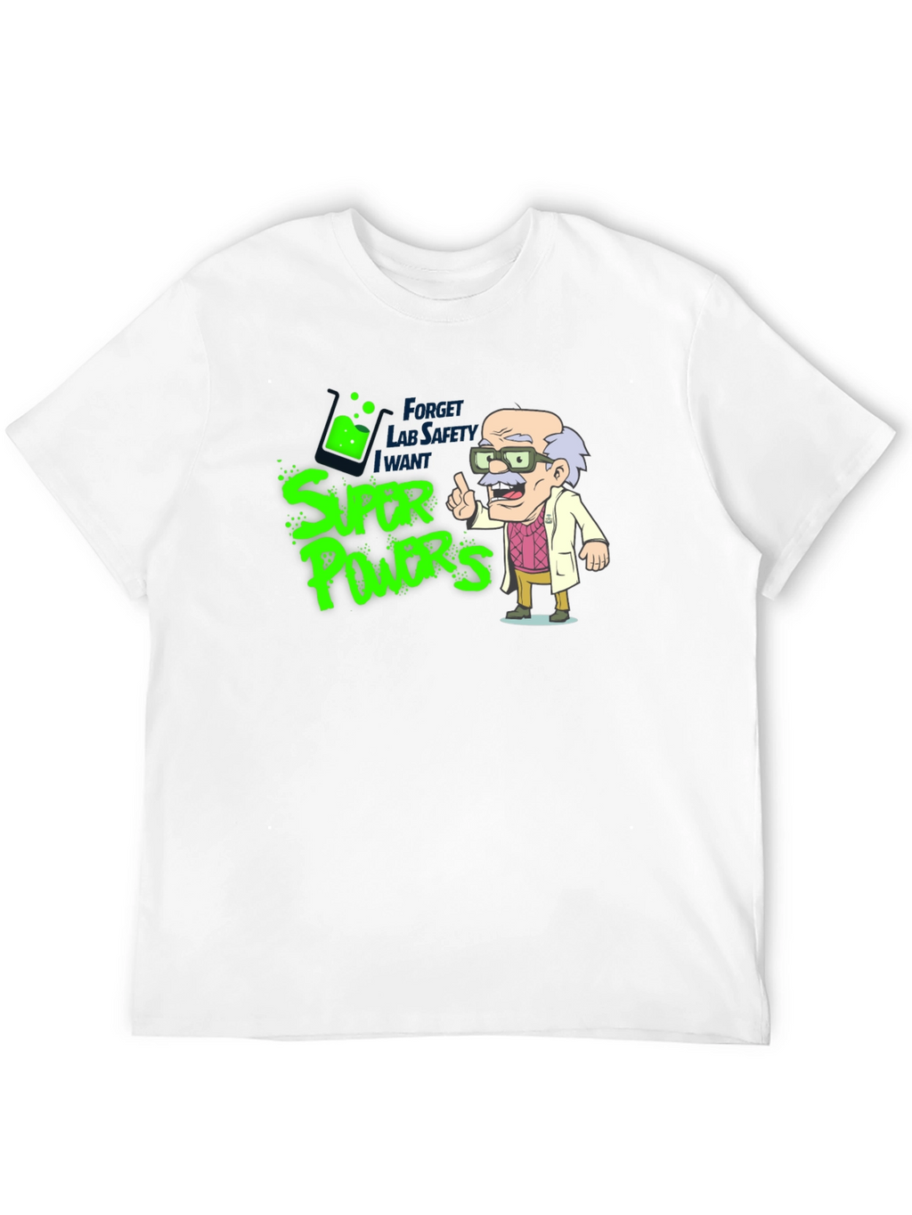 Super Powers Cartoon Graphic T-Shirt