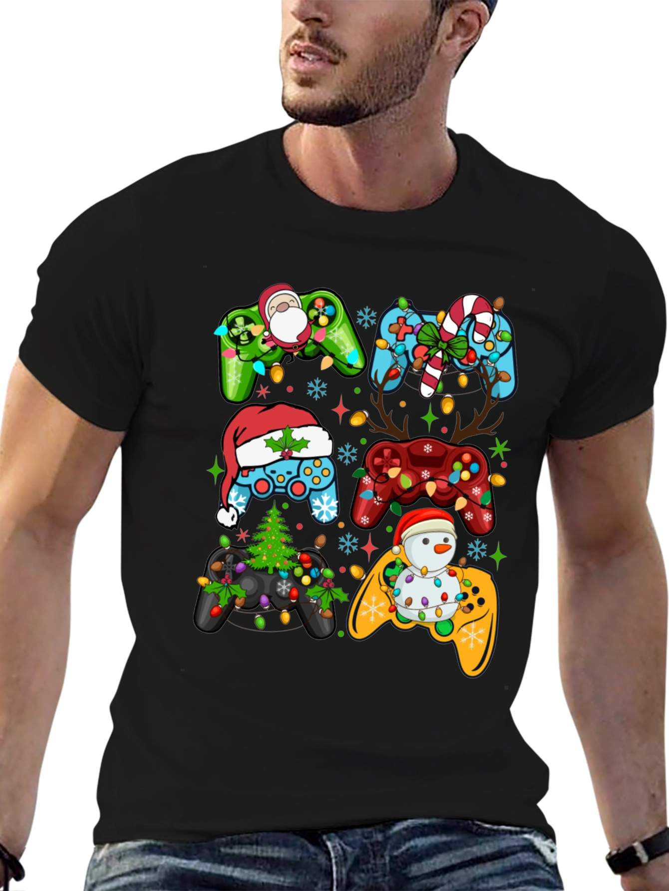 Christmas Gaming T-Shirt - Holiday Gamer Tee