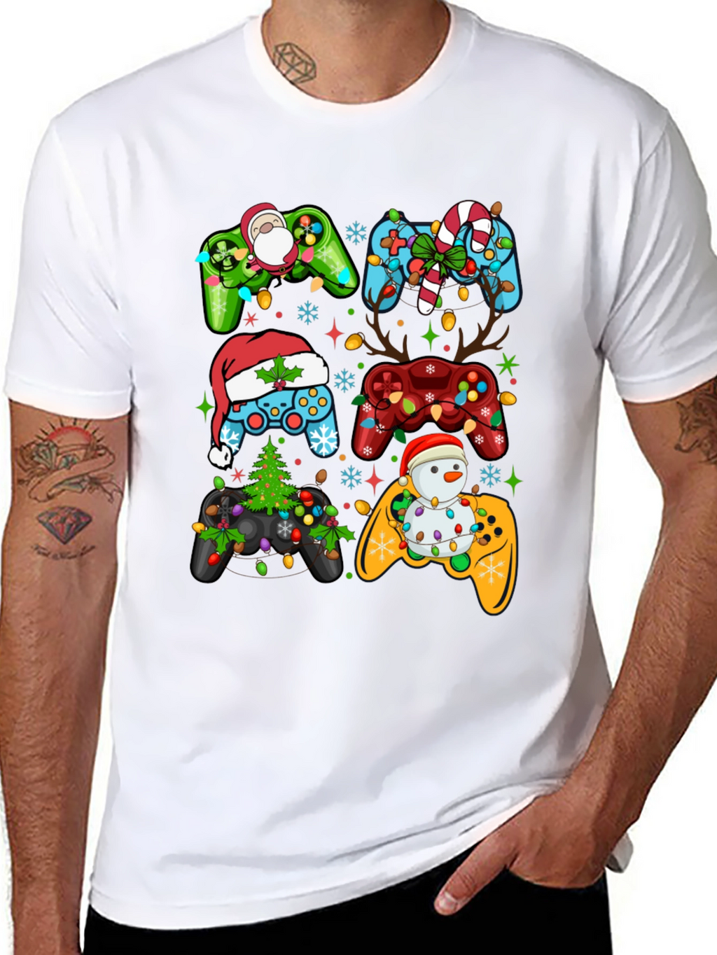 Christmas Gaming T-Shirt - Holiday Gamer Tee