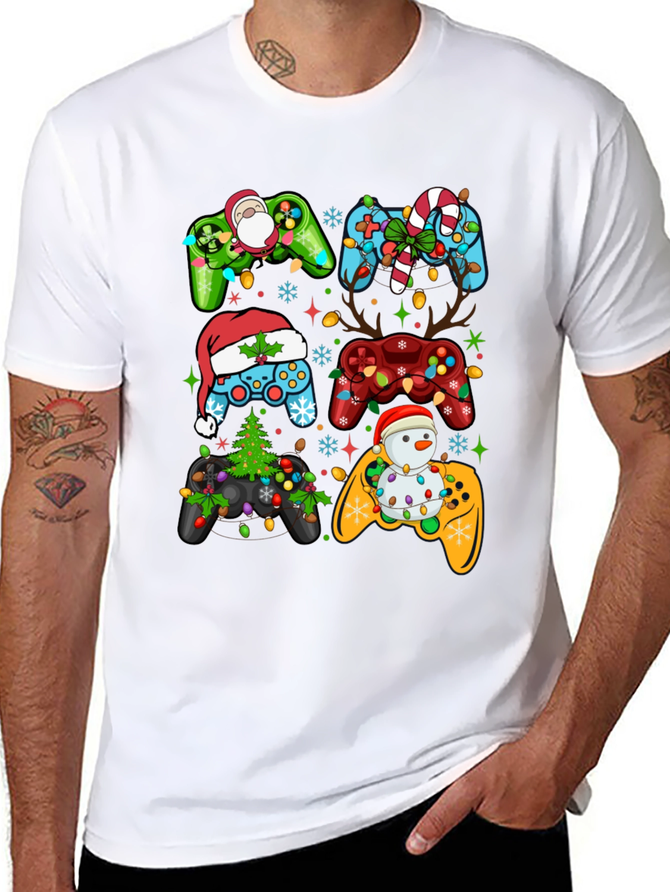 Christmas Gaming T-Shirt - Holiday Gamer Tee