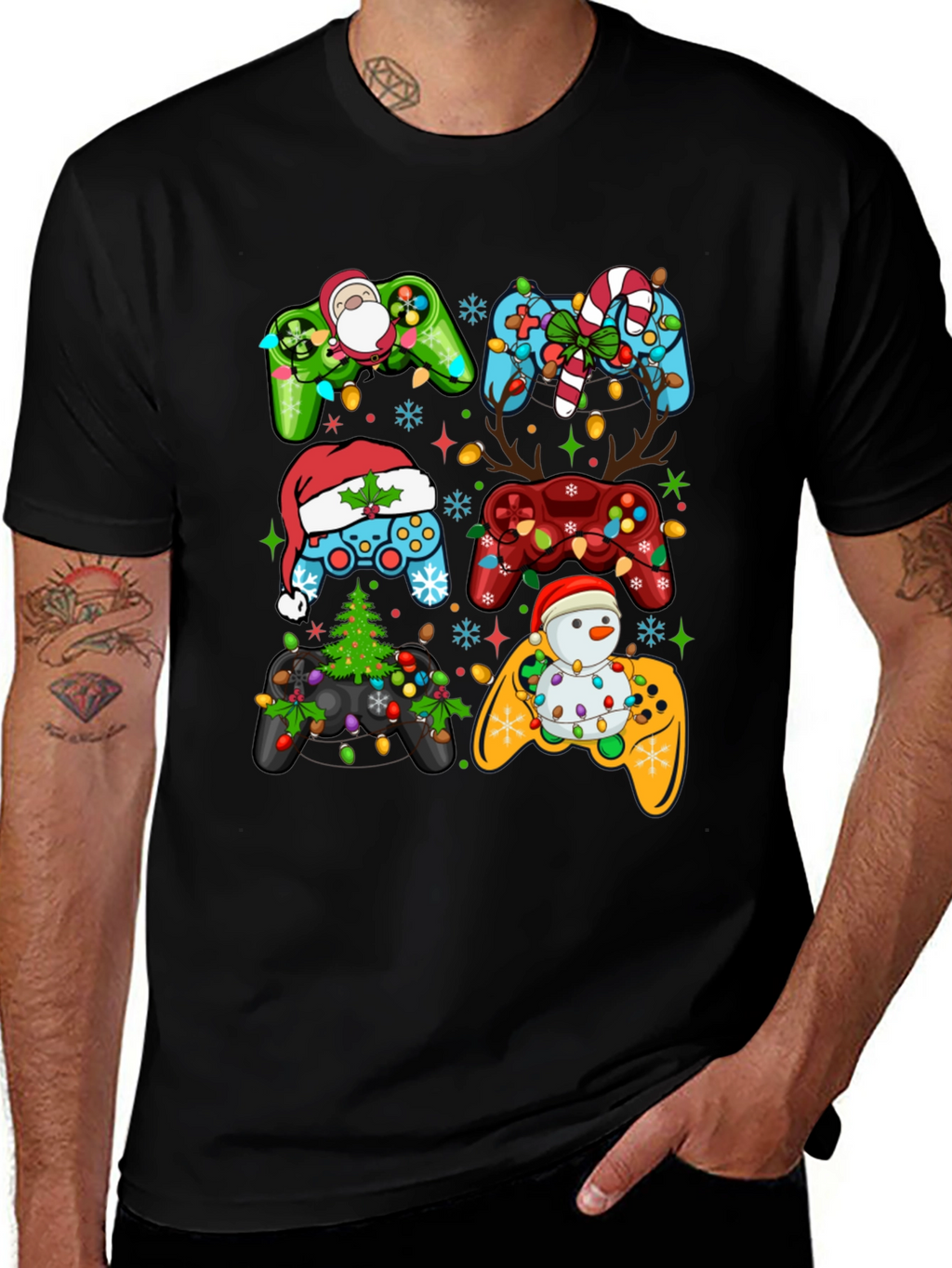 Christmas Gaming T-Shirt - Holiday Gamer Tee
