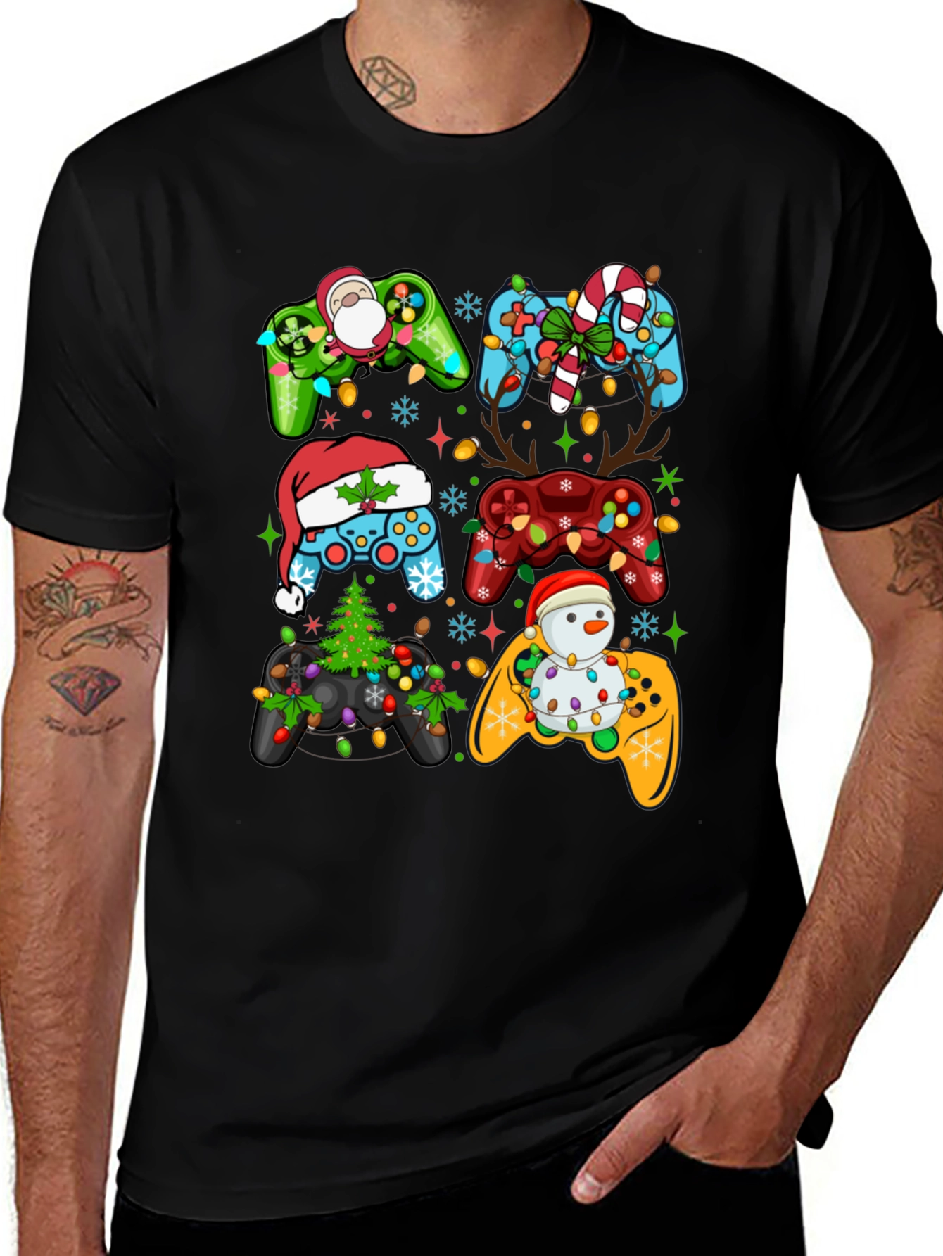 Christmas Gaming T-Shirt - Holiday Gamer Tee