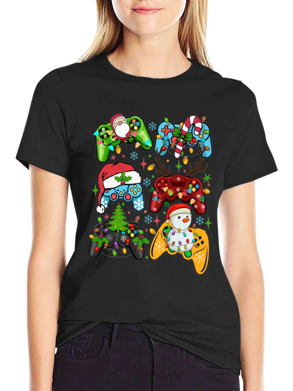 Christmas Gaming T-Shirt - Holiday Gamer Tee