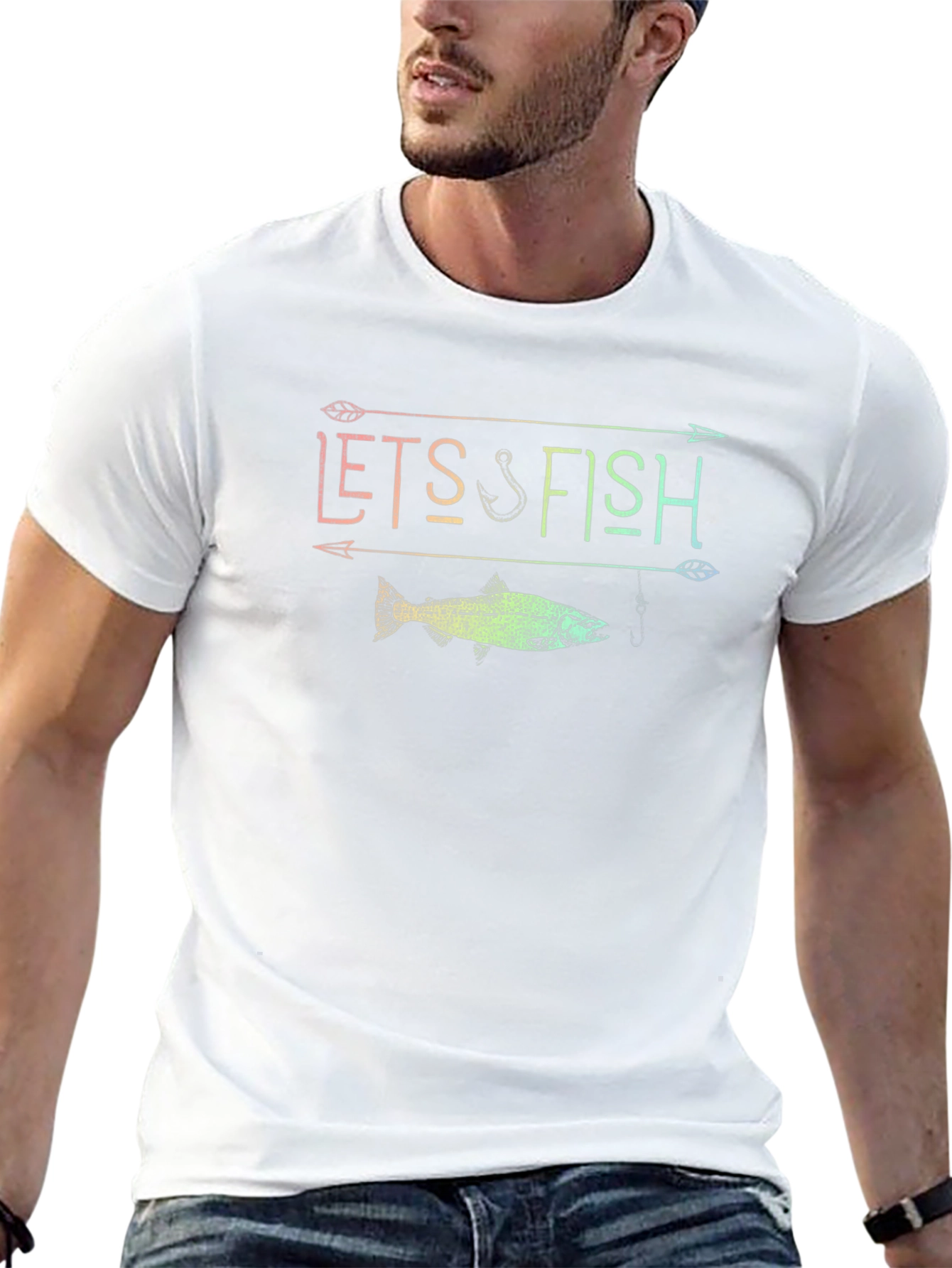 Lets Fish Graphic T-Shirt